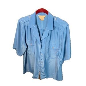 Vintage Susan Hutton Button-Down Top